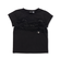 チュールリボン切り替え天竺半袖Tシャツ(95~150cm)