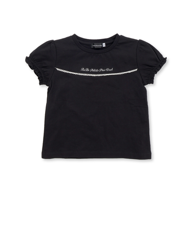 パールラインパフスリーブ天竺Tシャツ(95~160cm)