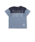 バイカラーBIGロゴプリント天竺半袖Tシャツ(95~160cm)