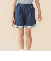 裾ダブルラインマリン風キュロットパンツ(95~160cm)