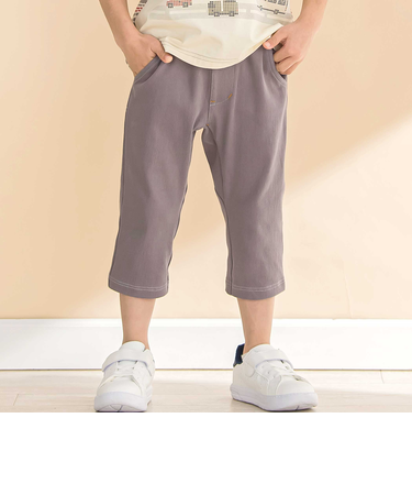 6分丈デニムニットパンツ(80~130cm)