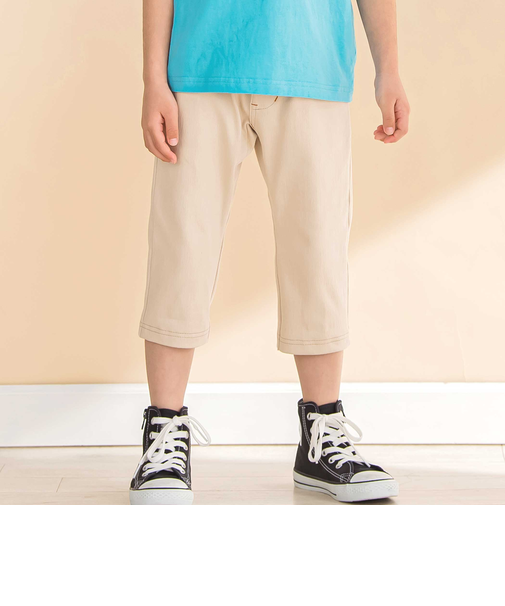 6分丈デニムニットパンツ(80~130cm)