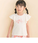 フレアスリーブお花プリント半袖Tシャツ(80~130cm)