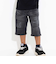 6分丈パッチワークロゴストレッチデニムパンツ(100~160cm)