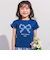フラワーリボンモチーフ天竺半袖Tシャツ(90~150cm)