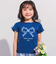 フラワーリボンモチーフ天竺半袖Tシャツ(90~150cm)