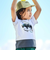 バイカラーアニマルプリント天竺半袖Tシャツ(80~140cm)