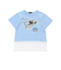 バイカラーアニマルプリント天竺半袖Tシャツ(80~140cm)