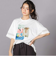 フォトプリント半袖Tシャツ(130~160cm)