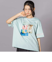 フォトプリント半袖Tシャツ(130~160cm)