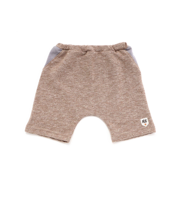 ガーゼ裏毛ワッペン付きパンツ(70~90cm)