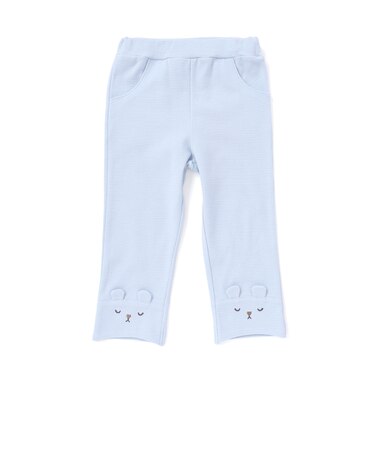 裾アニマルモチーフミラノリブ7分丈パンツ(80~120cm)