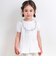 お花リボンネックレスプリント裾フレアTシャツ(80~130cm)