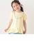 お花リボンネックレスプリント裾フレアTシャツ(80~130cm)