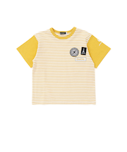 【JALコラボ】ワッペン付きボーダー半袖Tシャツ(100~140cm)