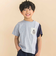 天竺縦配色切り替え半袖Tシャツ(80~130cm)