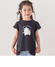 ピアノアイスサイド切り替えAラインTシャツ(80~130cm)