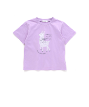 天竺水玉アルパカ半袖Tシャツ(80~130cm)