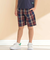 チェックタック入りハーフパンツ(80~130cm)
