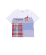 星ポケット切り替えTシャツ(80~130cm)