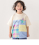 星ポケット切り替えTシャツ(80~130cm)
