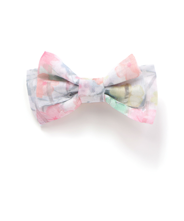 オーガンジーリボンヘアクリップ