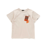 バックラインチケットワッペン天竺半袖Tシャツ(90~160cm)