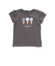 アイスクリームモチーフ半袖Tシャツ(80~150cm)