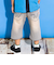 6分丈合皮タグストレッチデニムパンツ(100~160cm)