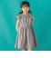 【店舗限定】【前後着用可能】ダンガリーフリル襟カシュクールワンピース(95~150cm)<br>