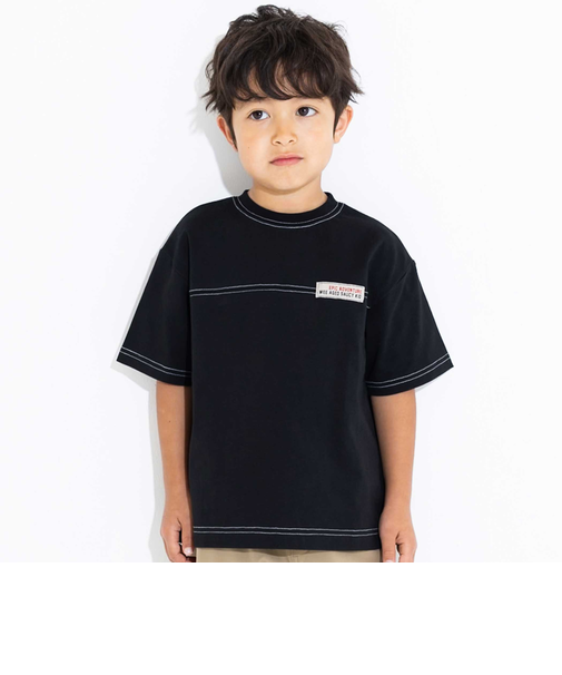 ロゴTシャツ＆ボーダータンクトップセット(110~160cm)