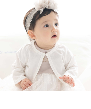 【日本製】ピケタック天竺ボレロ(70~90cm)