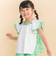 【お揃い】水彩花柄フレアTシャツ(80~130cm)