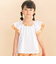 【お揃い】水彩花柄フレアTシャツ(80~130cm)