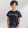 配色ステッチ立体ロゴプリント半袖Tシャツ(95~160cm)