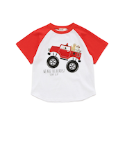 【接触冷感】くるまラグランスリーブTシャツ(80~130cm)