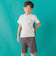 【店舗限定】ワッフル×天竺ワッペン半袖Tシャツ＋ショートパンツセットアップ(95~150cm)