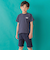 【店舗限定】ワッフル×天竺ワッペン半袖Tシャツ＋ショートパンツセットアップ(95~150cm)