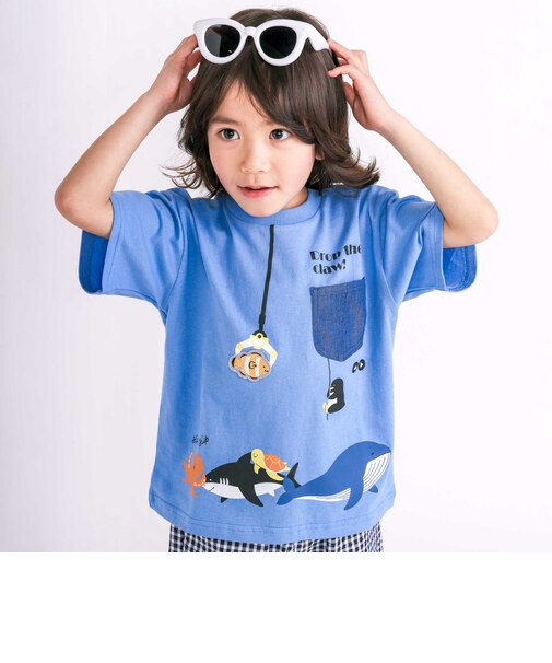 【接触冷感】クレーンゲームプリントTシャツ(80~130cm)