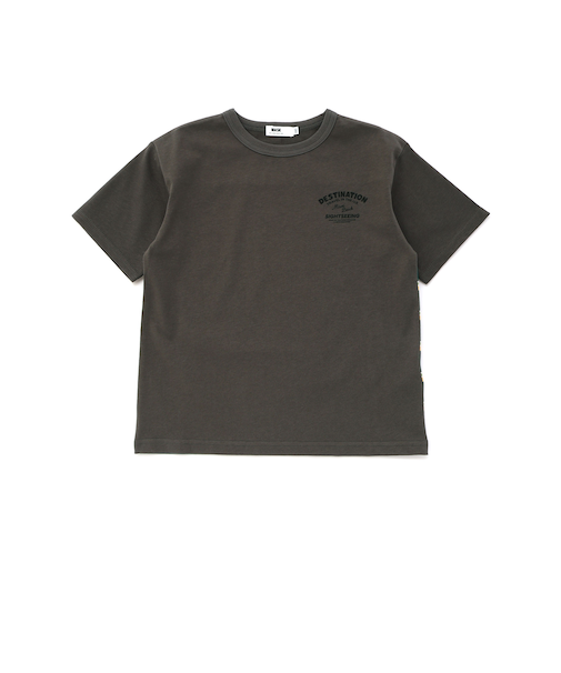 【接触冷感】マルチボーダー切り替えTシャツ(100~160cm)