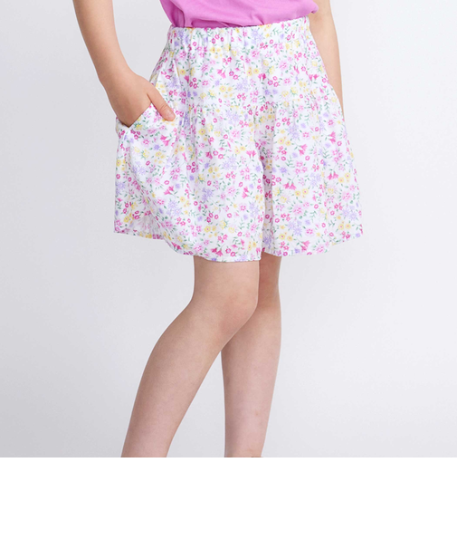 【お揃い】シャンドゥフルールプリントローンキュロットパンツ(90~150cm)