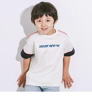 配色パイピングTシャツ(110~160cm)