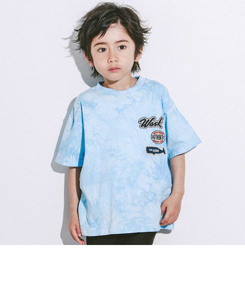 ワッペンセット＆タイダイTシャツ(100~160cm)