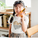 天竺ハートプリント半袖Tシャツ(80~130cm)