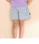 【お揃い】チェック柄ボーダー柄フリル付きショートパンツ(90~130cm)