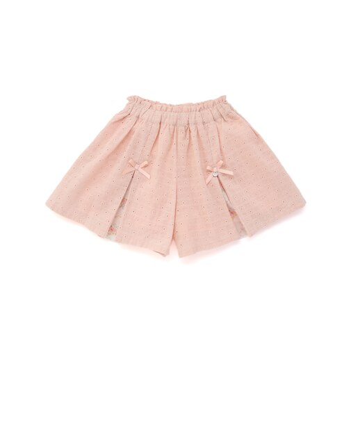 リボン付きタックショートパンツ(90~130cm)
