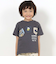 【吸汗速乾】チェックダンガリー色々ワッペン付きポケット半袖Tシャツ(80~130cm)