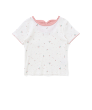 花柄バックリボンTシャツ(80~130cm)