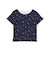花柄バックリボンTシャツ(80~130cm)
