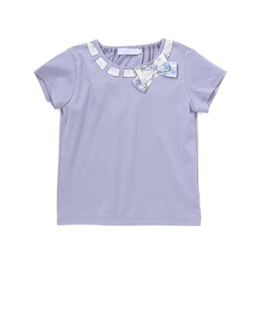 【お揃い】リバティリボン半袖Tシャツ(100~140cm)
